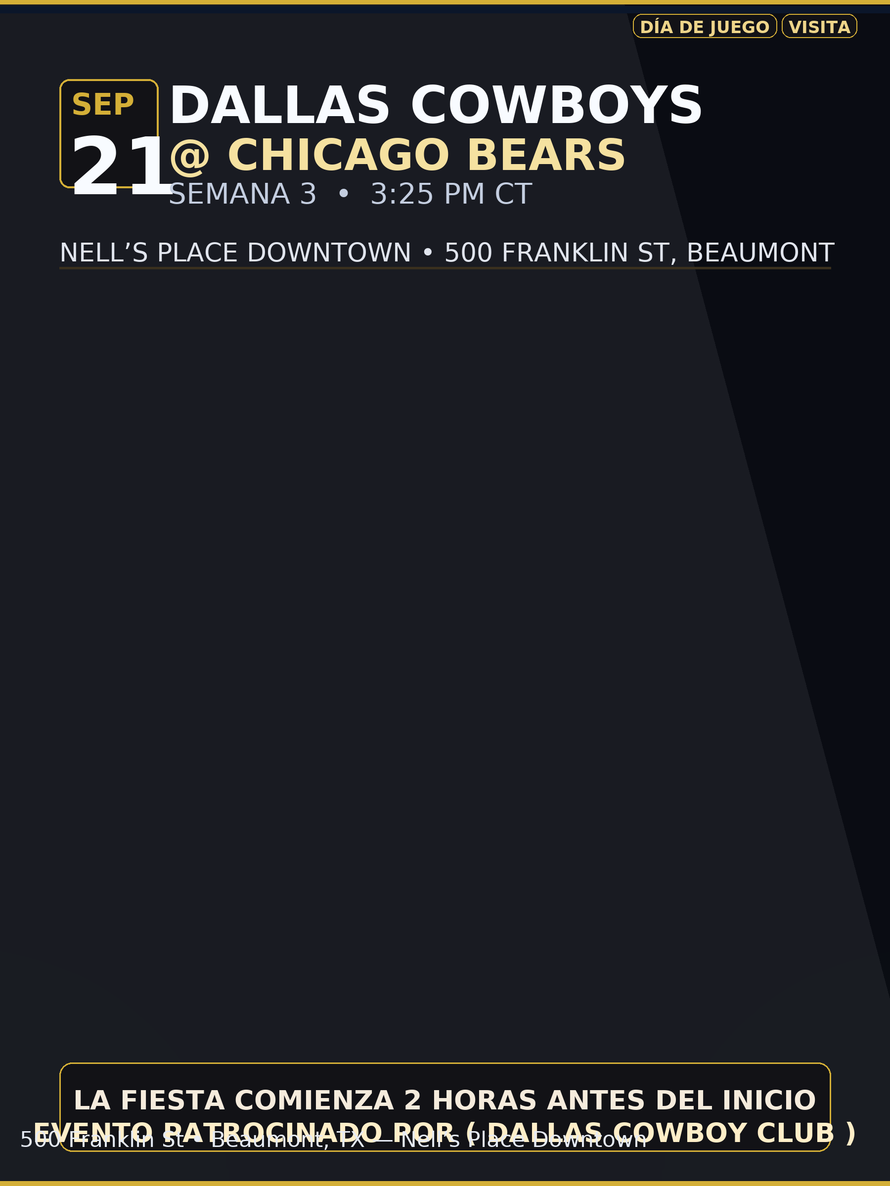 Dallas Cowboys @ Chicago Bears (ES)