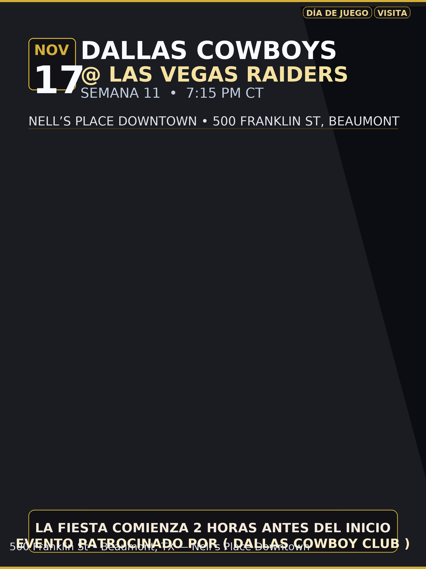 Dallas Cowboys @ Las Vegas Raiders (ES)