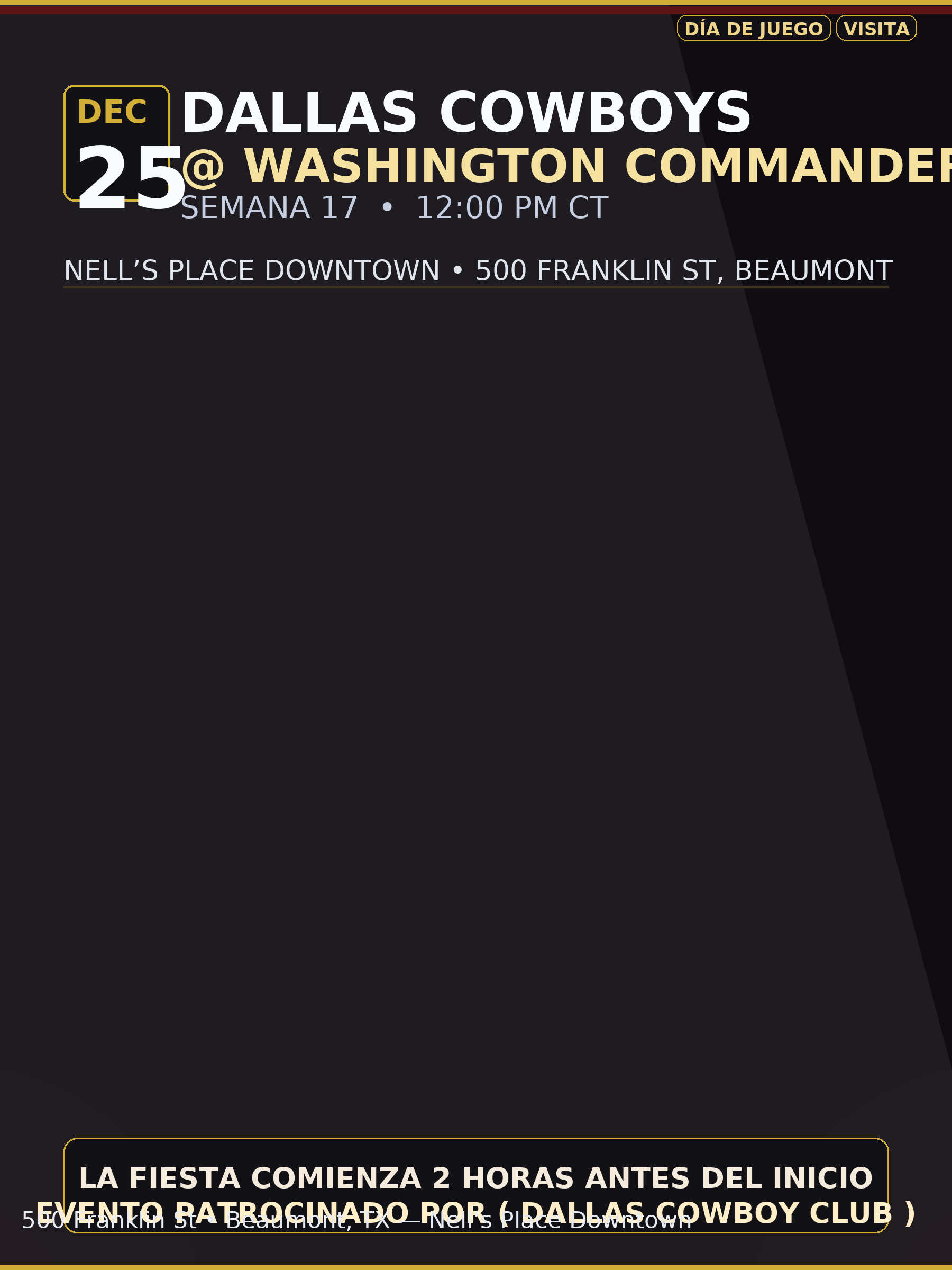 Dallas Cowboys @ Washington Commanders (ES)