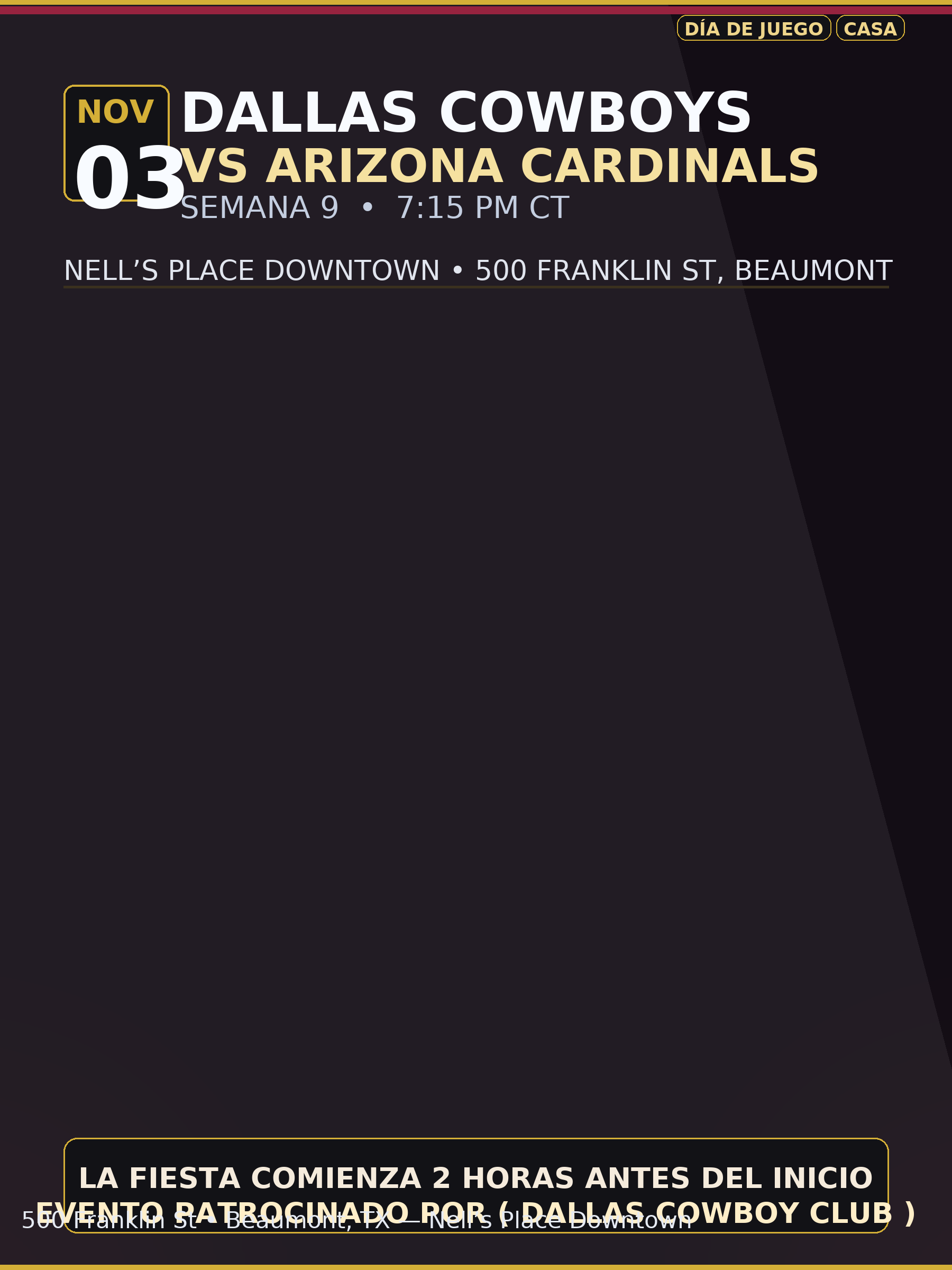 Dallas Cowboys vs Arizona Cardinals (ES)