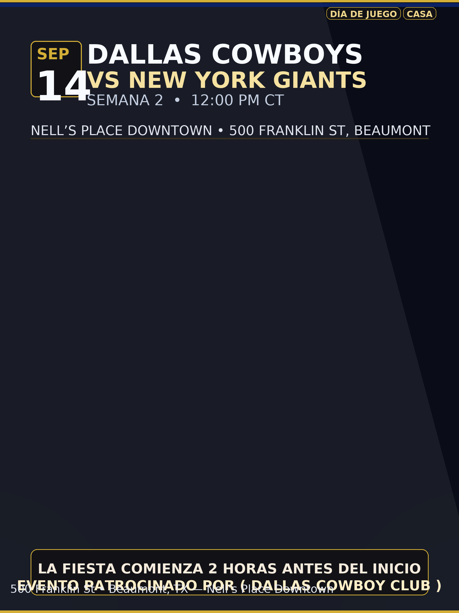 Dallas Cowboys vs New York Giants (ES)