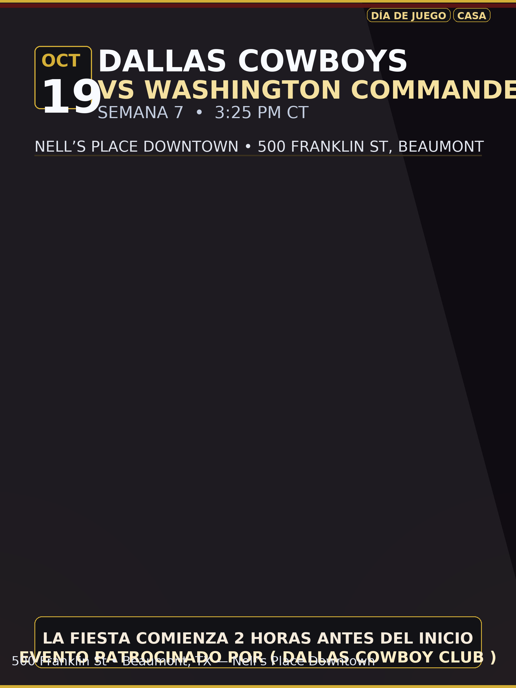 Dallas Cowboys vs Washington Commanders (ES)