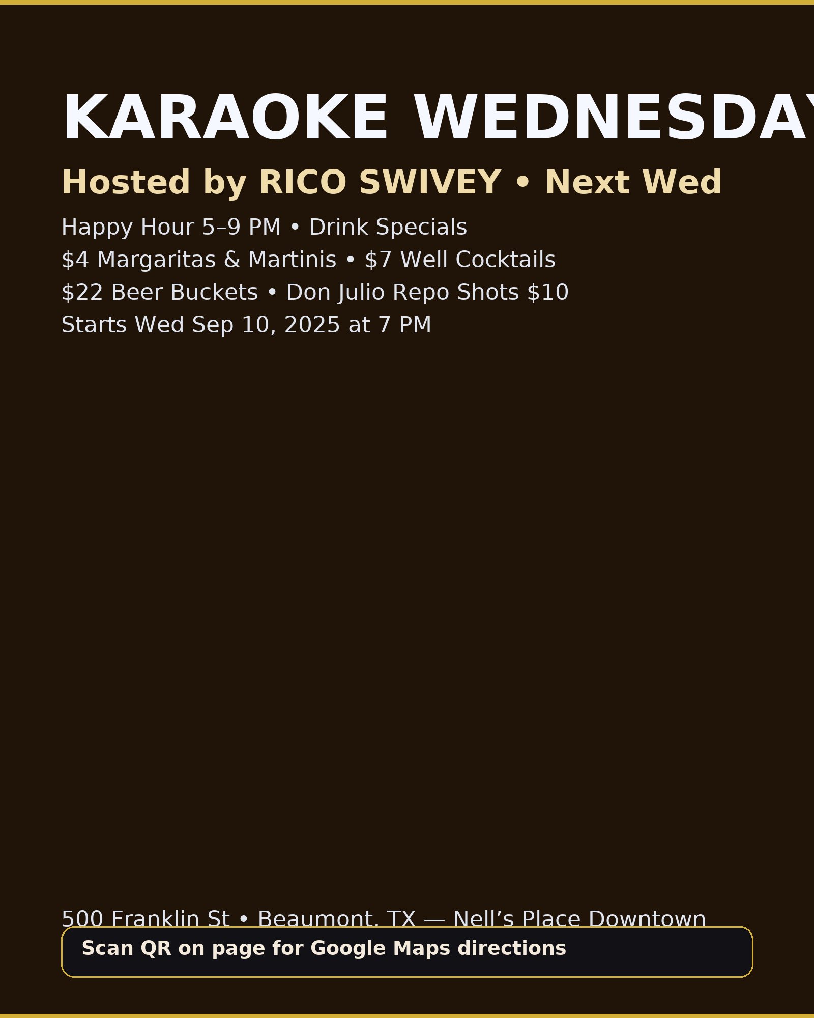 Karaoke Wednesday